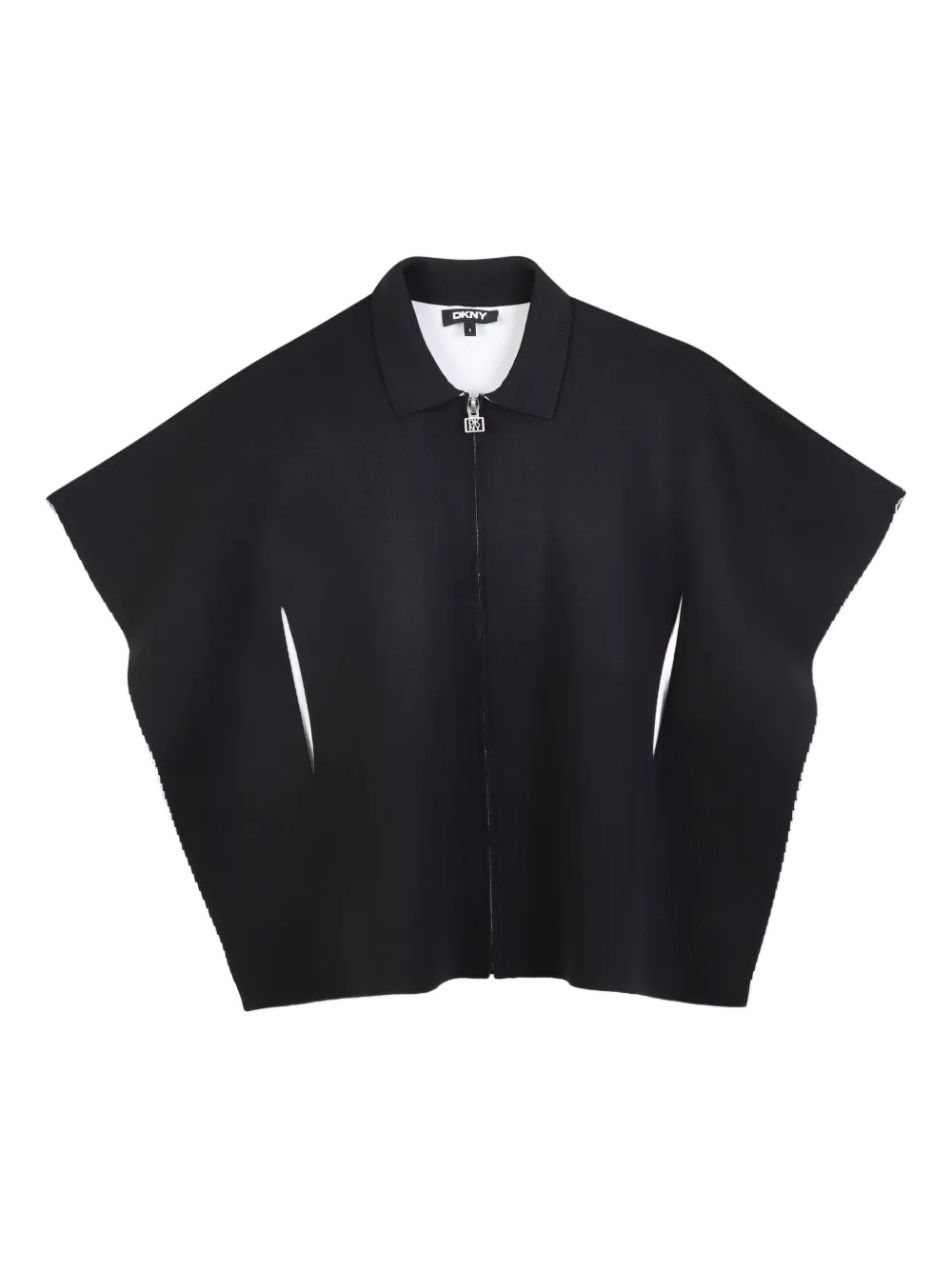 Dkny Kids Cropped gilet met rits Zwart