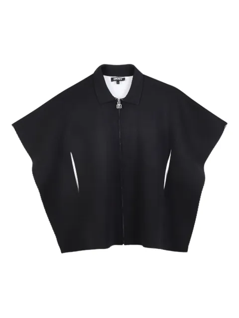 Dkny Kids zip-up cropped gilet