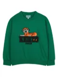 Kenzo Kids tiger-graphic sweatshirt - Green