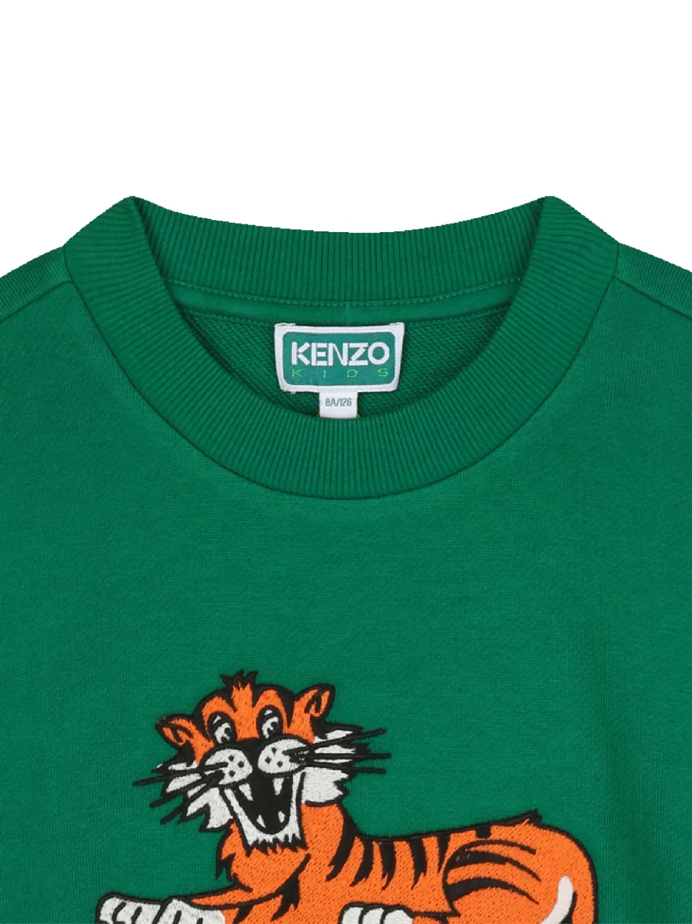 Kenzo Kids Sweater met grafische print Groen