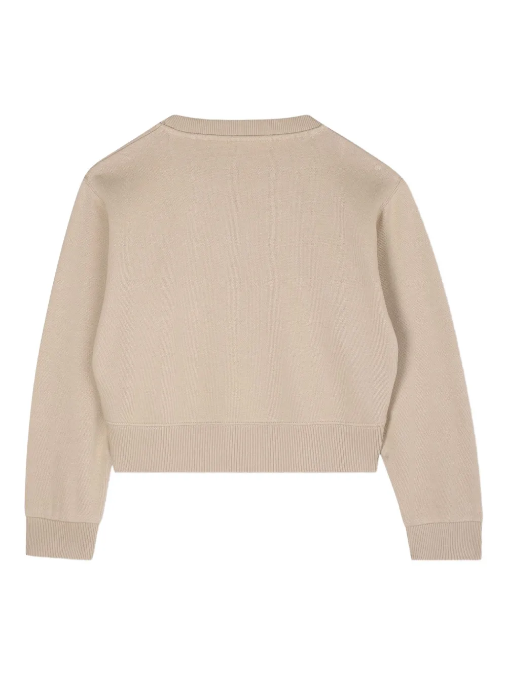 HUGO KIDS Sweater met logoprint Beige