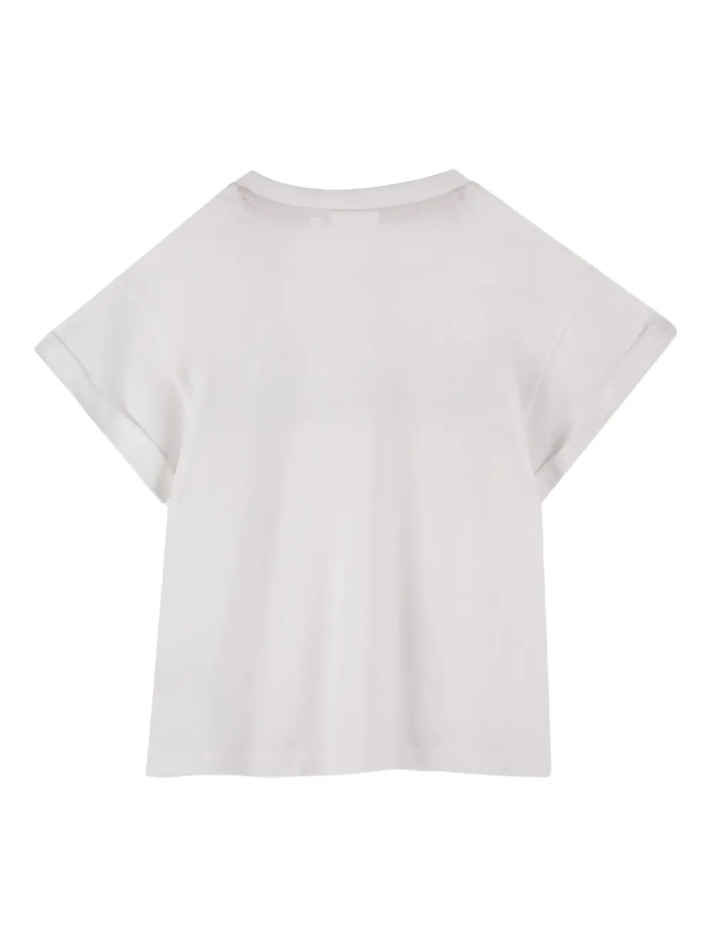 HUGO KIDS T-shirt van biologisch katoen Wit