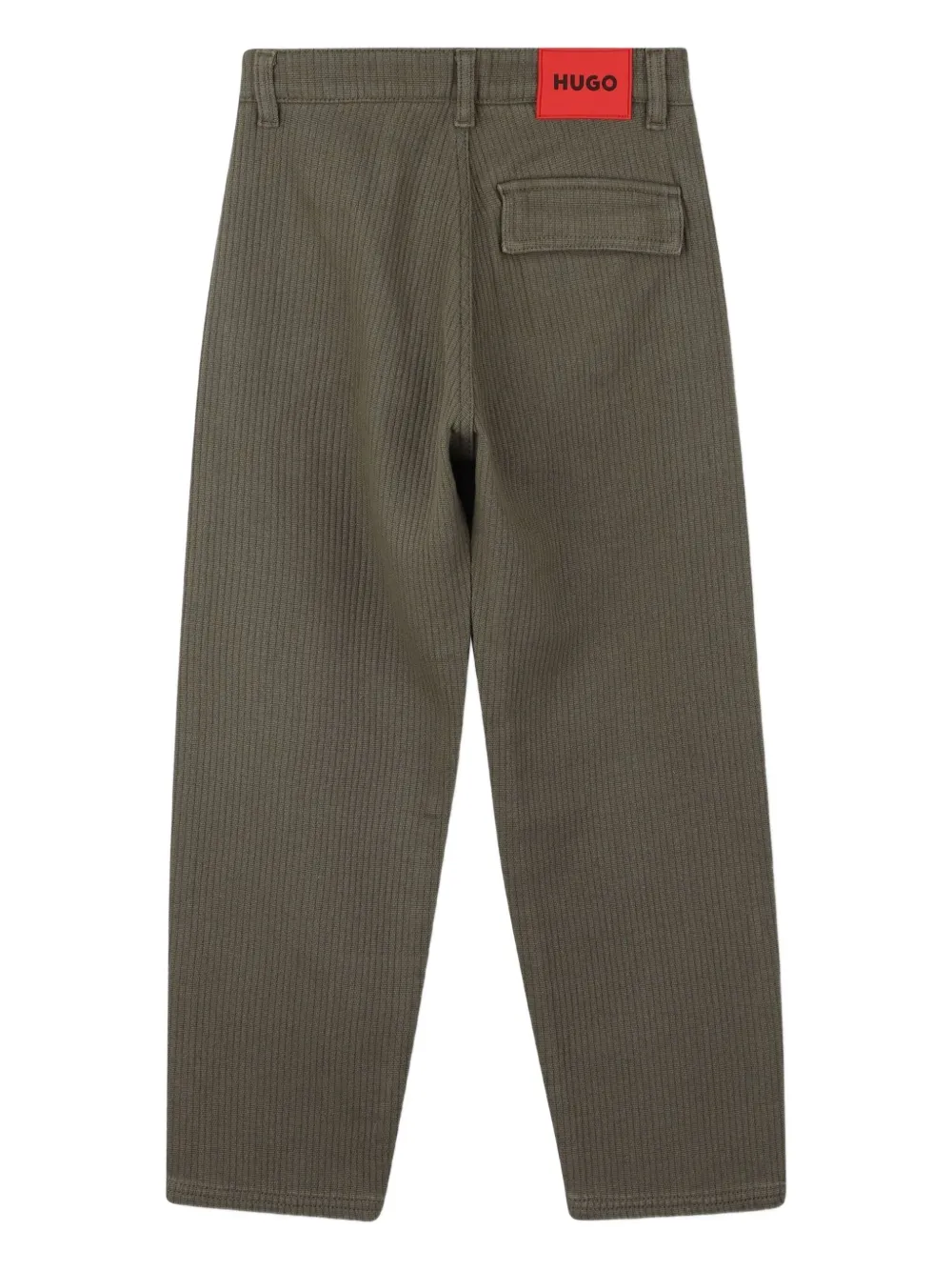 HUGO KIDS Ribfluwelen broek Groen