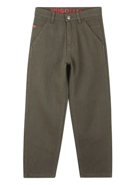 HUGO KIDS pantalones con cierre de botón