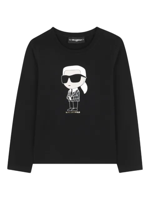 Karl Lagerfeld Kids Ikon long-sleeve T-shirt