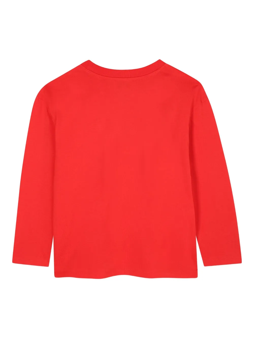 Marc Jacobs Kids Top met lange mouwen en verfraaid met logo Rood