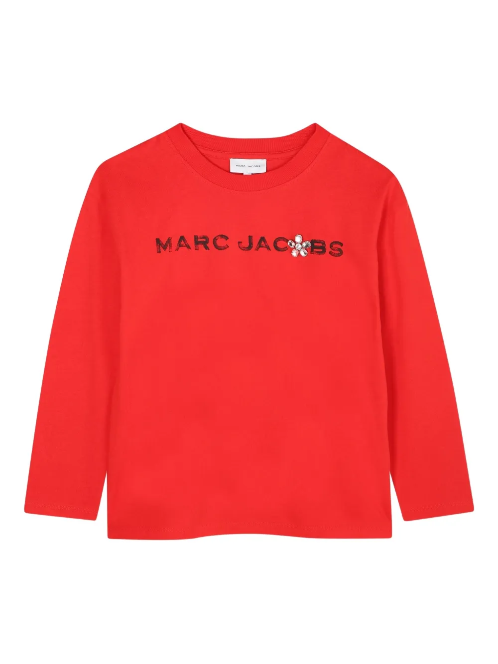 Marc Jacobs Kids ロングスリーブ トップ - レッド Marc Jacobs Kids ロングスリーブ トップ - レッド