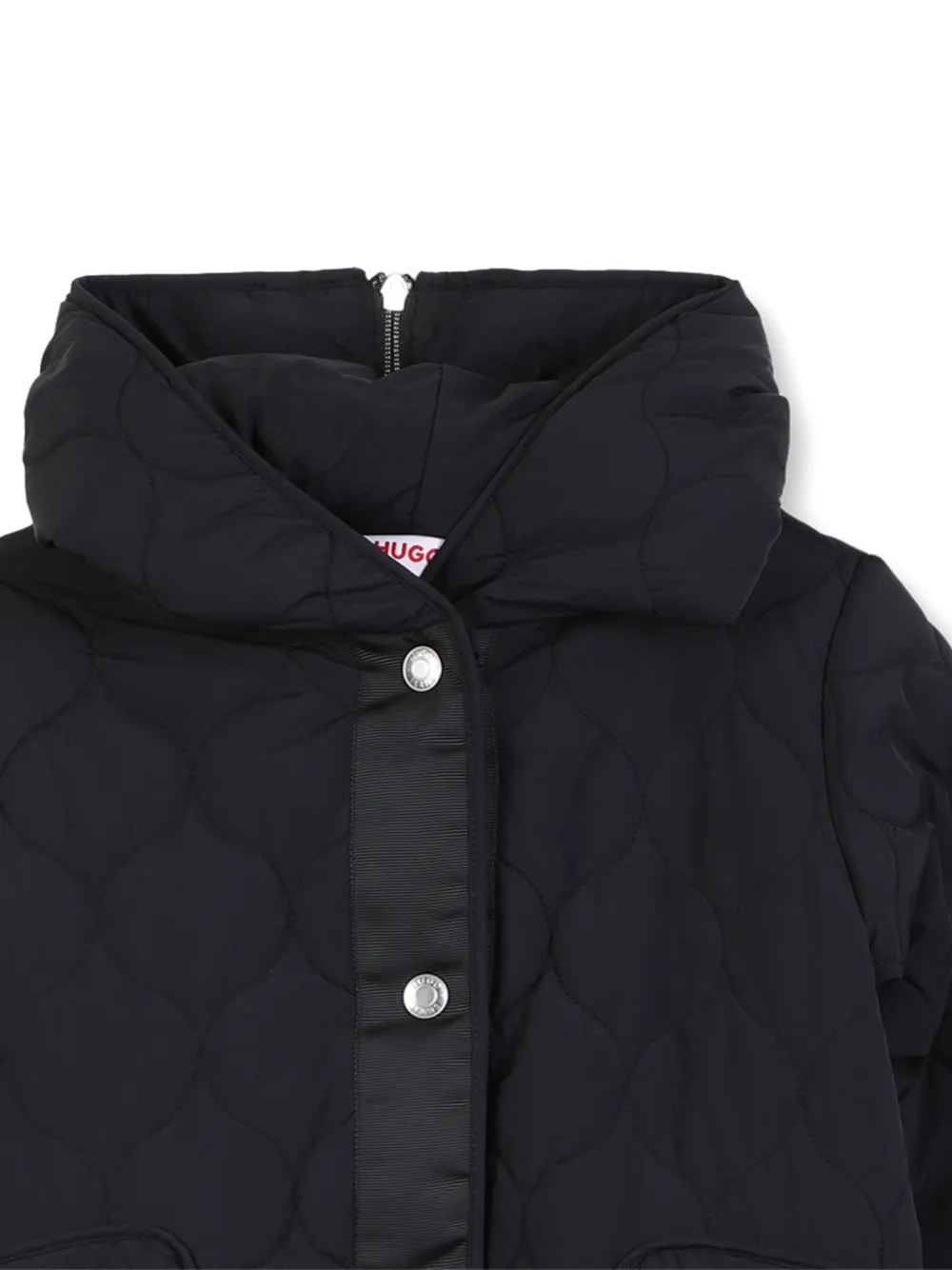 HUGO KIDS Parka met capuchon Zwart