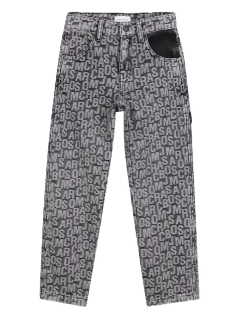 Marc Jacobs Kids logo-print straight-leg jeans