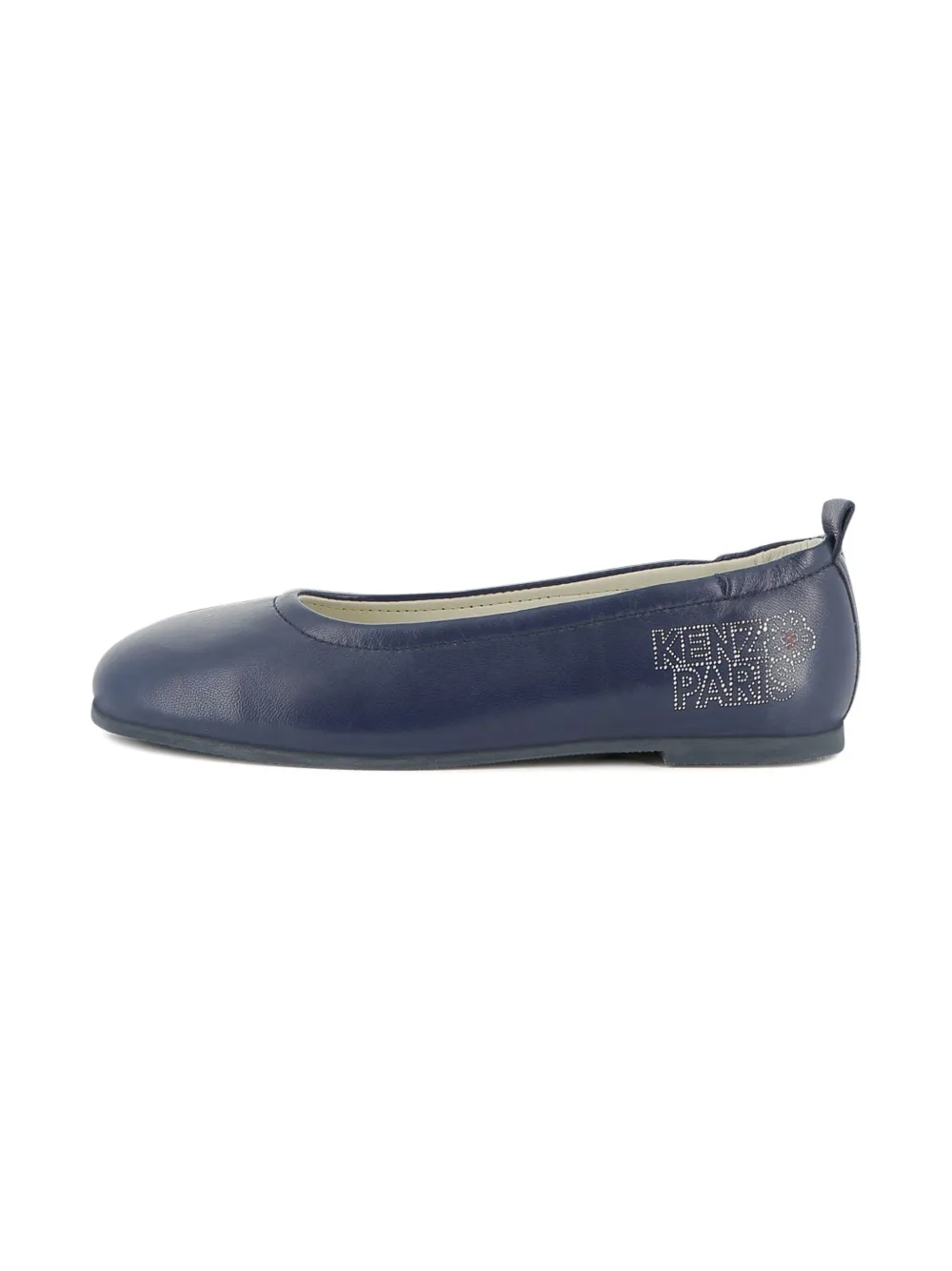 Kenzo Kids Ballerina's verfraaid met logo Blauw