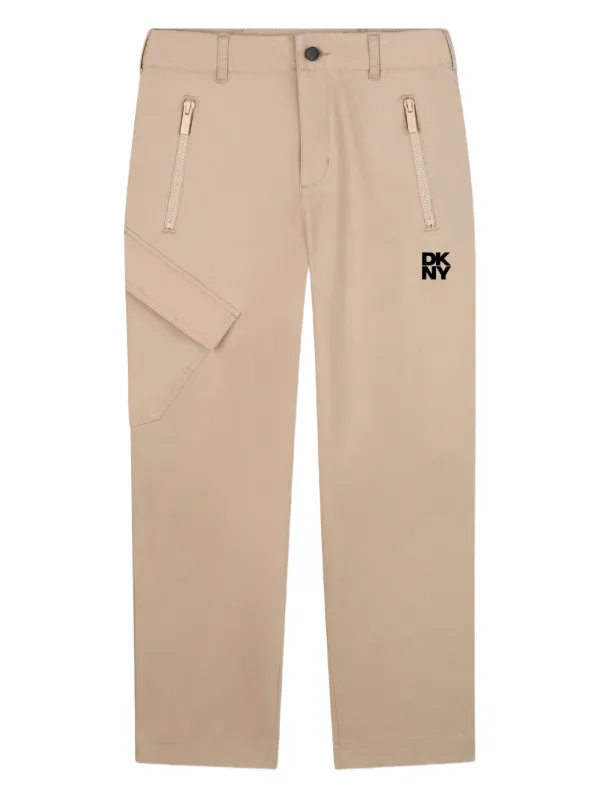 Dkny Kids zip-pockets Cargo Trousers Neutrals FARFETCH IN