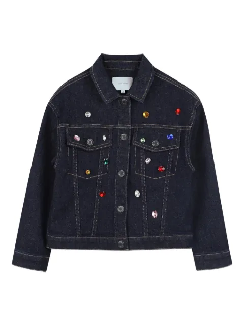 Marc Jacobs Kids gem-embellished denim jacket