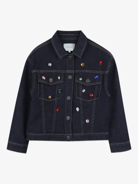 Marc Jacobs Kids gem-embellished denim jacket