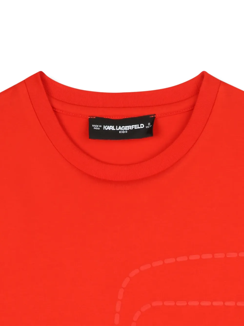 Karl Lagerfeld Kids T-shirt met grafische print Rood