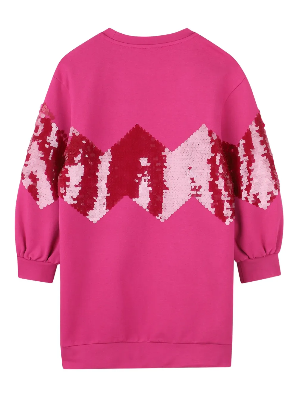 Karl Lagerfeld Kids Sweaterjurk met pailletten Roze