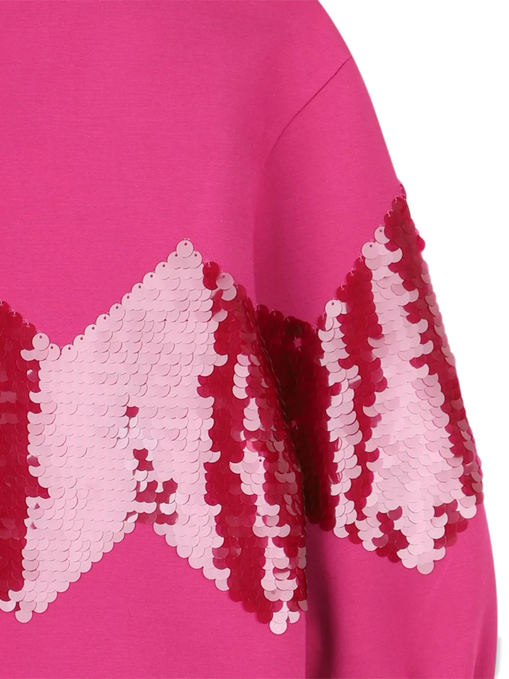 Karl Lagerfeld Kids Sweaterjurk met pailletten Roze