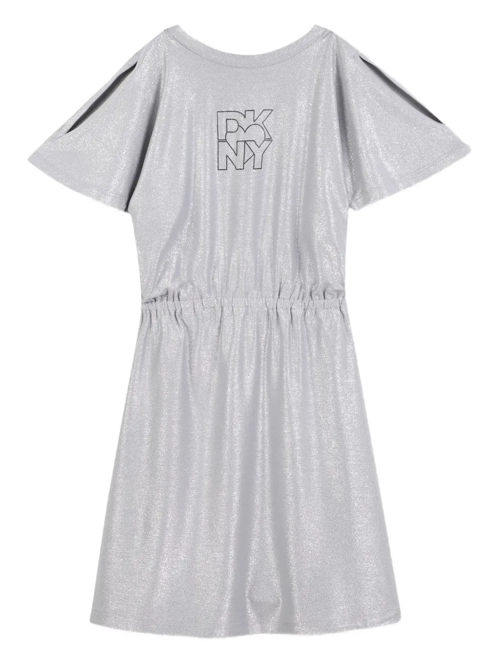 Dkny Kids Jurk met glitter Grijs