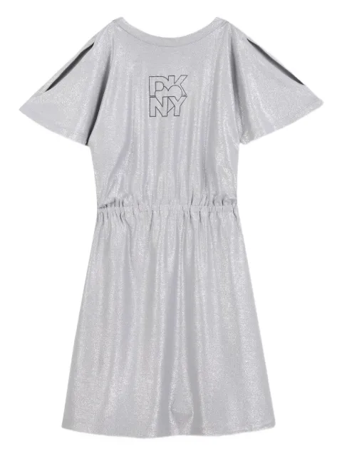 Dkny Kids vestido con detalle de glitter
