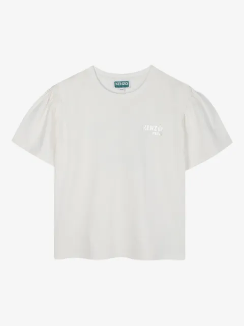 Kenzo Kids puff-sleeve T-shirt
