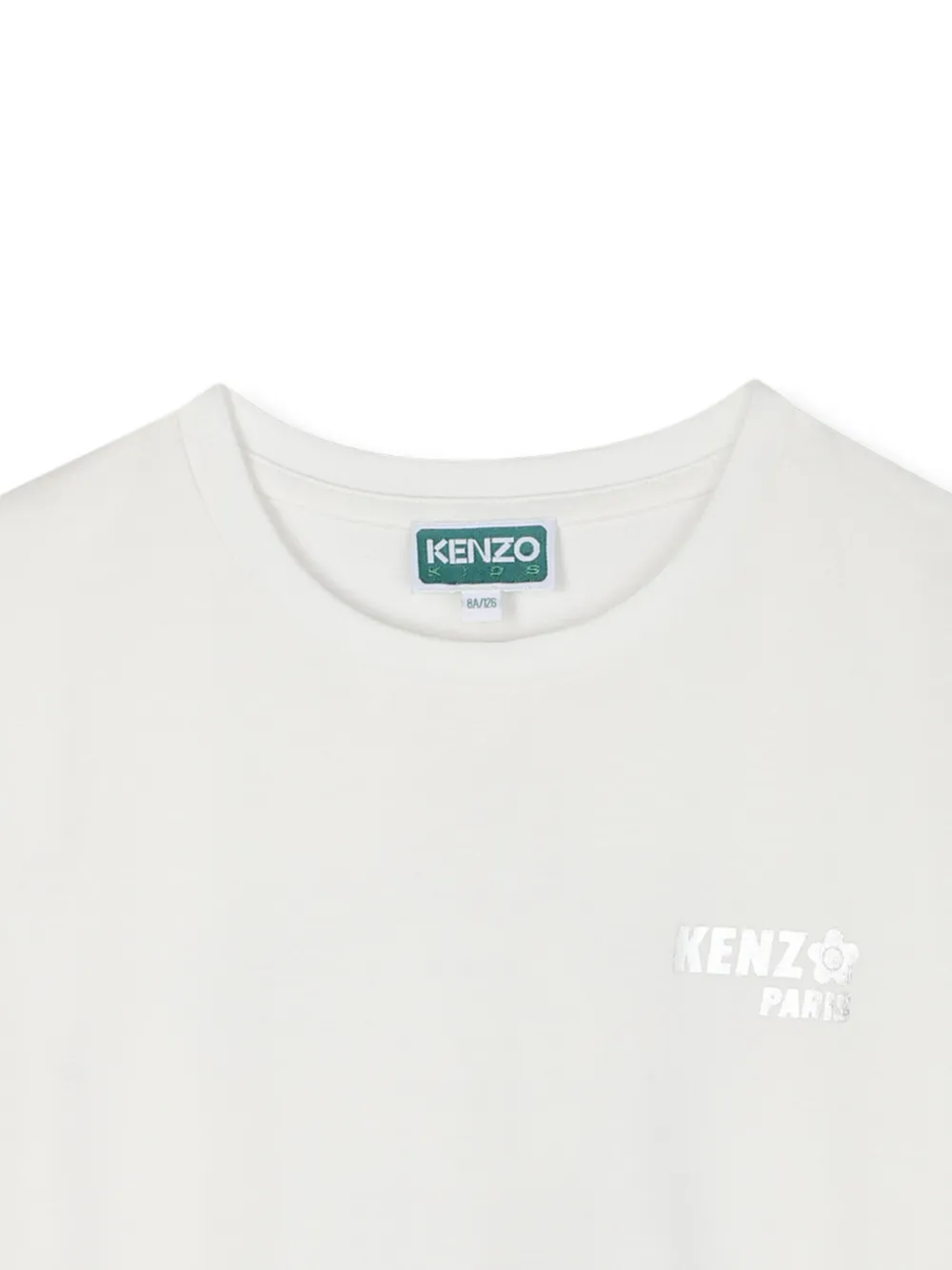Kenzo Kids T-shirt met pofmouwen Wit
