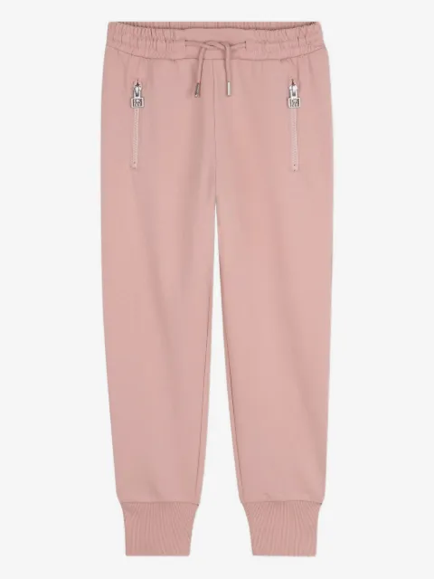 Dkny Kids joggers con bolsillos y cierre