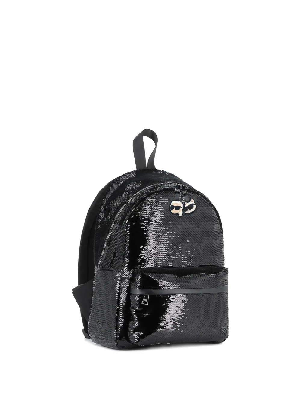 Karl Lagerfeld Kids Rugzak met pailletten Zwart