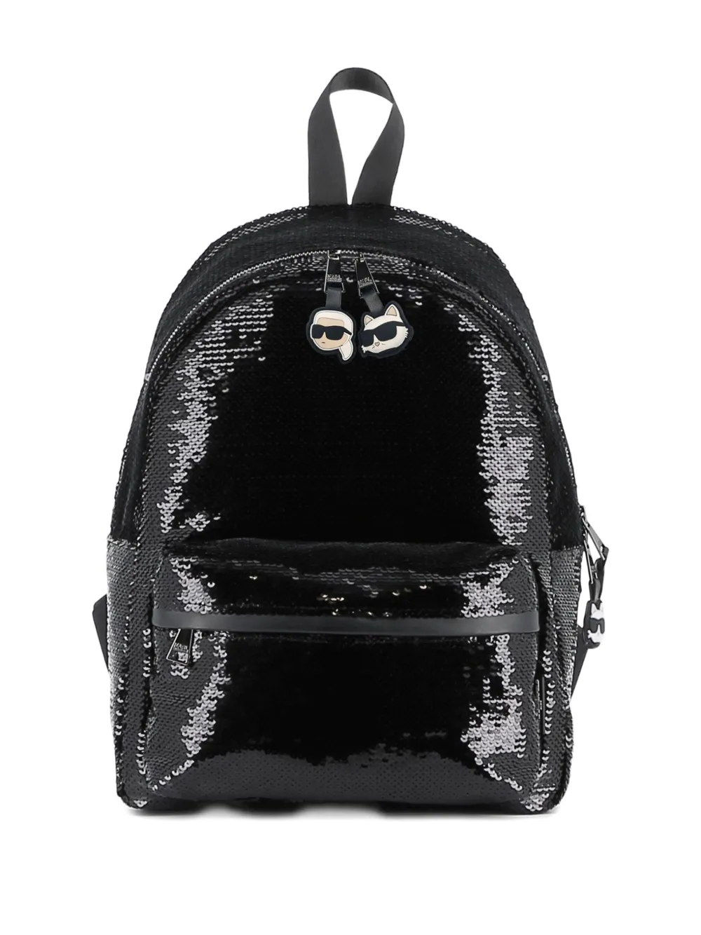 Karl Lagerfeld Kids Rugzak met pailletten Zwart