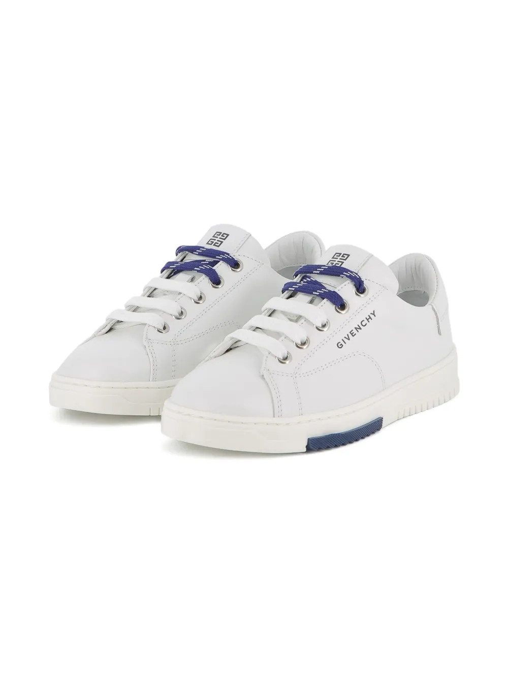 Givenchy Kids Sneakers met logo-reliëf - Wit