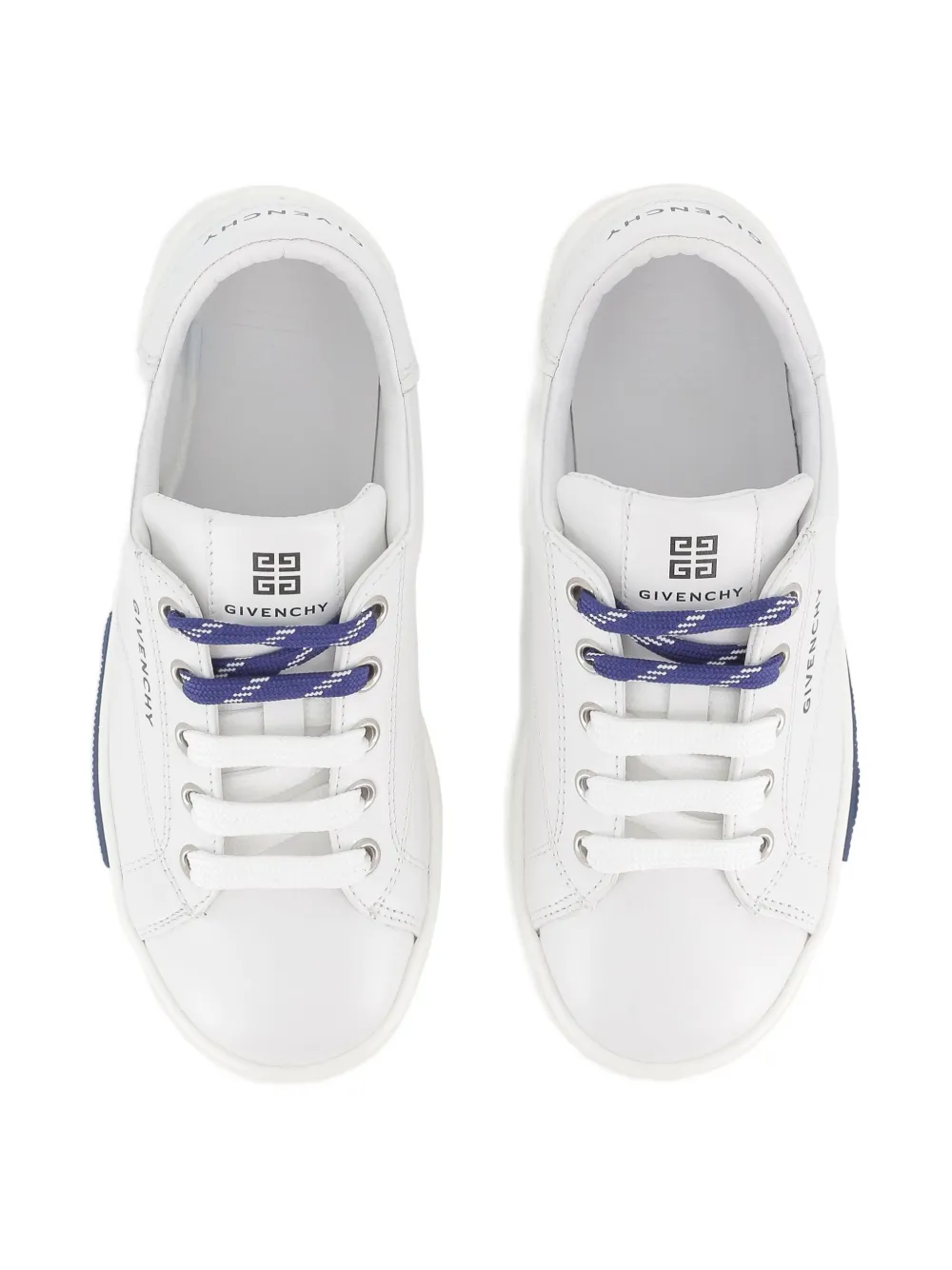 Givenchy Kids Sneakers met logo-reliëf Wit