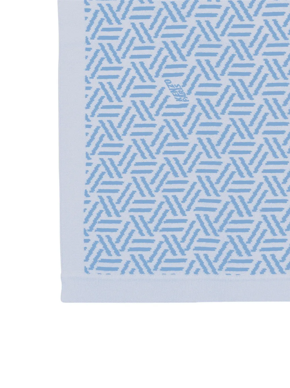 Kenzo Kids Deken met geometrische print Blauw