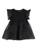 Karl Lagerfeld Kids layered tulle dress - Black