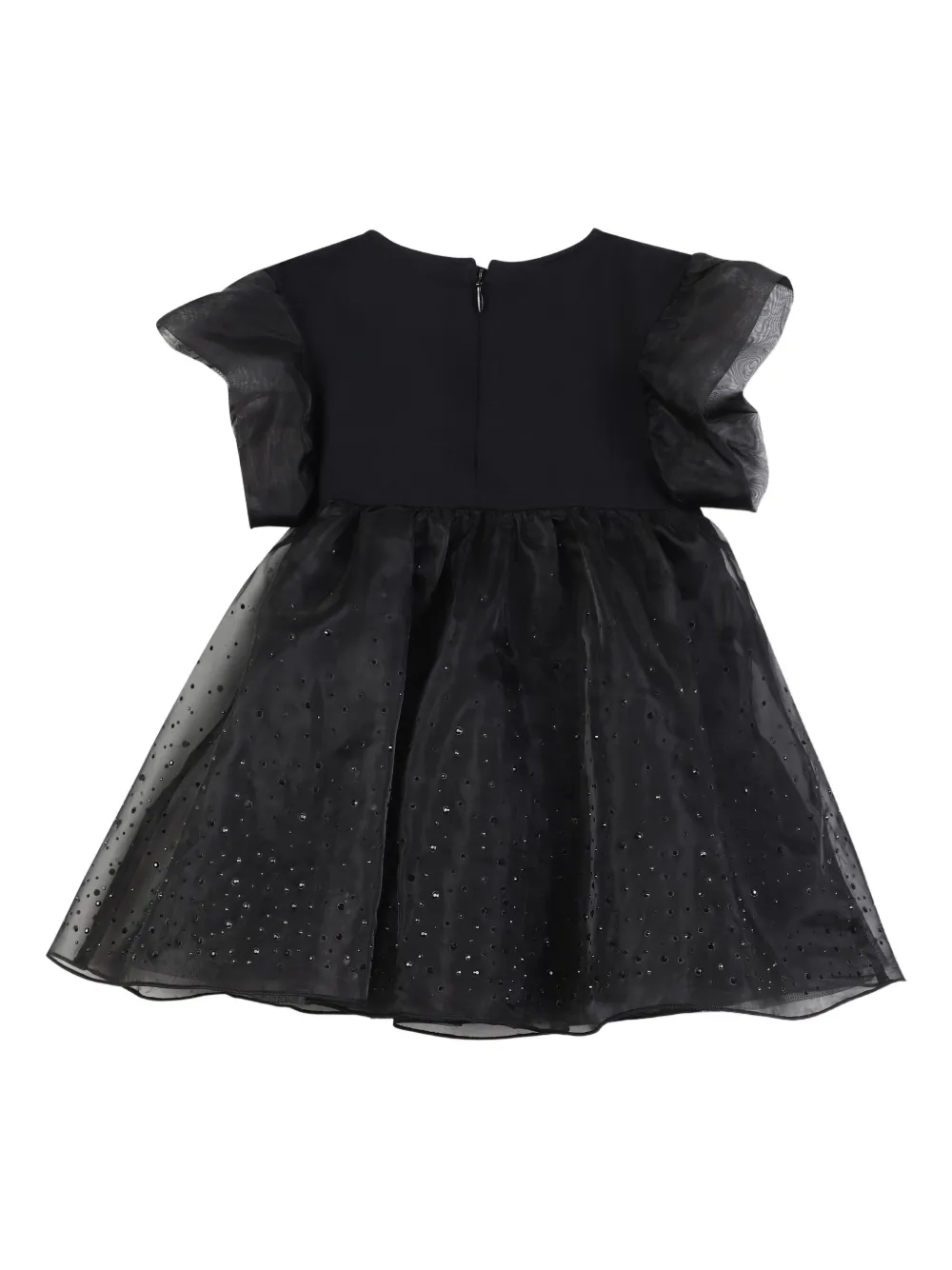 Karl Lagerfeld Kids Tulen jurk Zwart