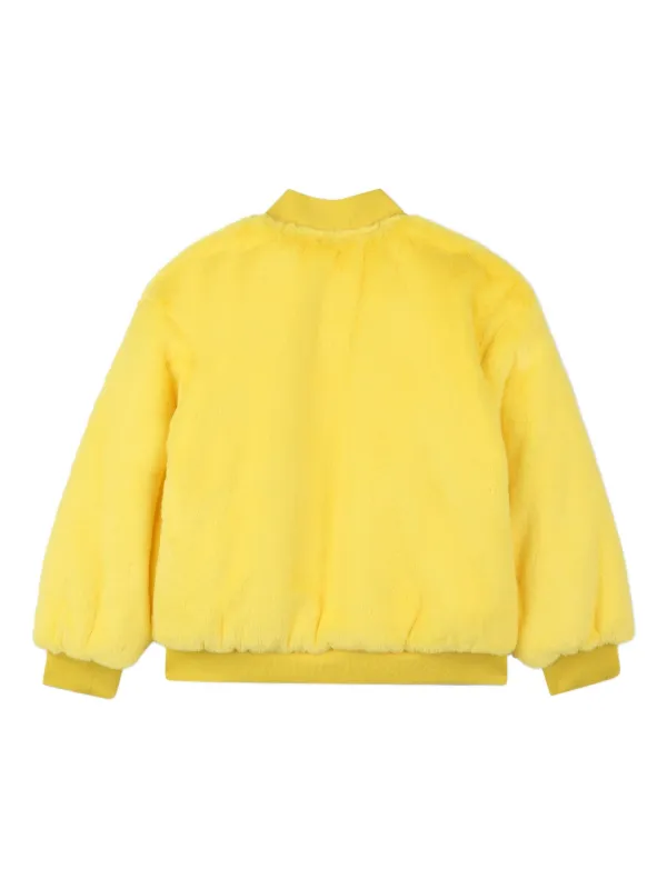 Marc Jacobs Kids Metallic Bomber Jacket | Yellow | FARFETCH