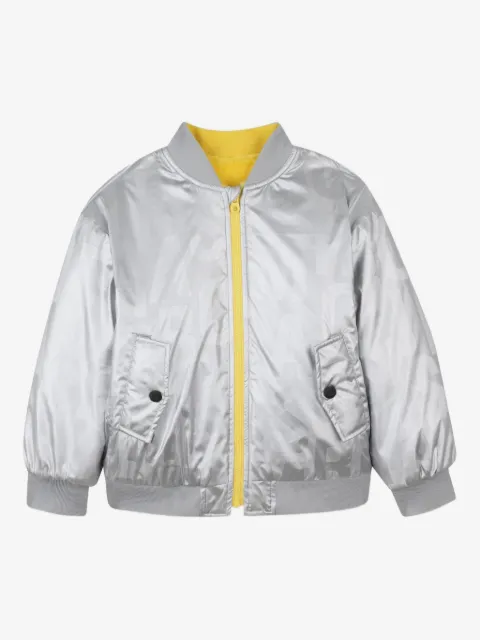 Marc Jacobs Kids metallic bomber jacket