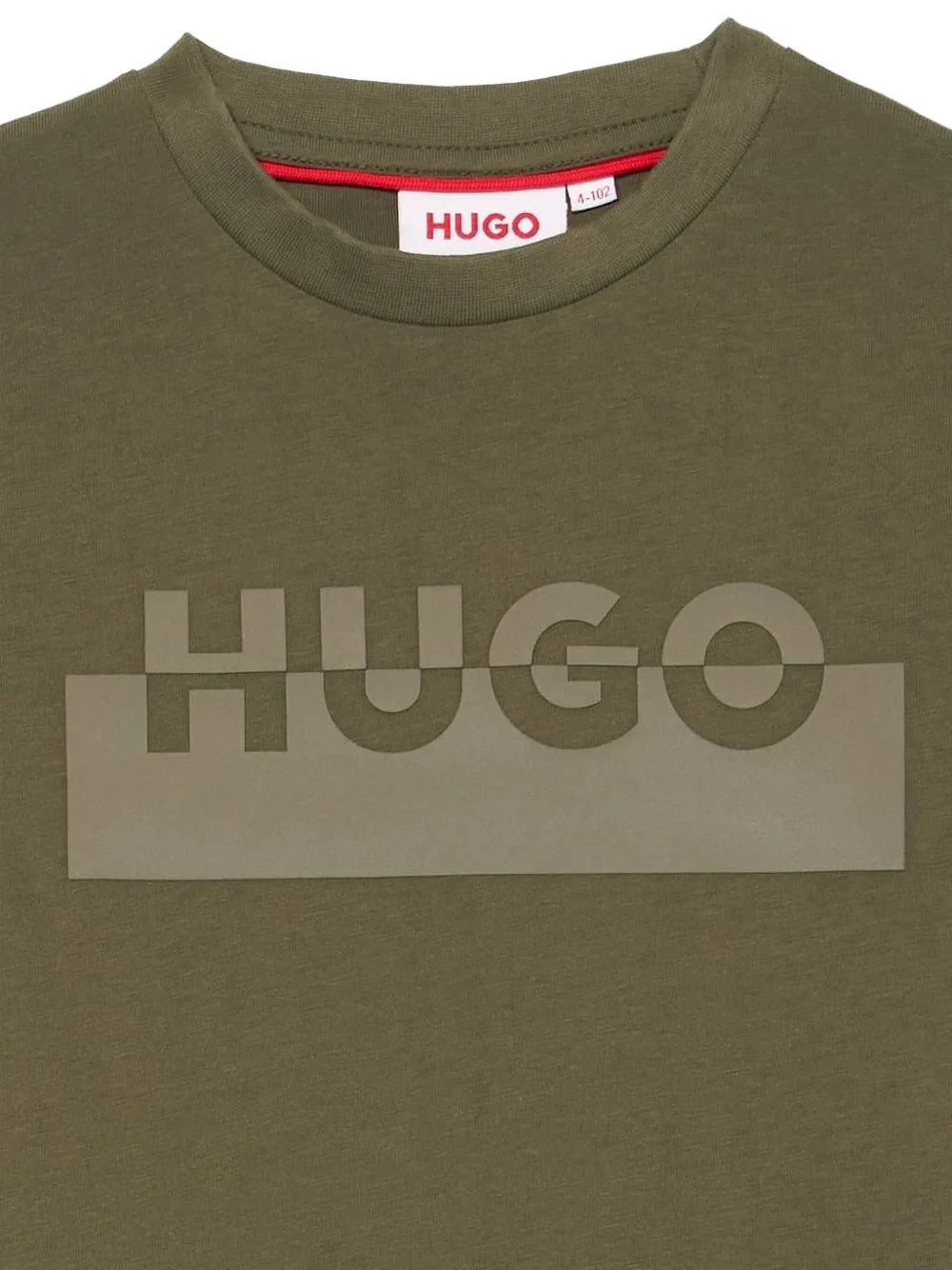 Hugo Boss Short Sleeves T-shirt In Green