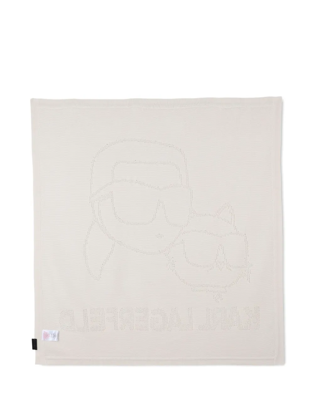 Karl Lagerfeld Kids Deken met logoprint Wit