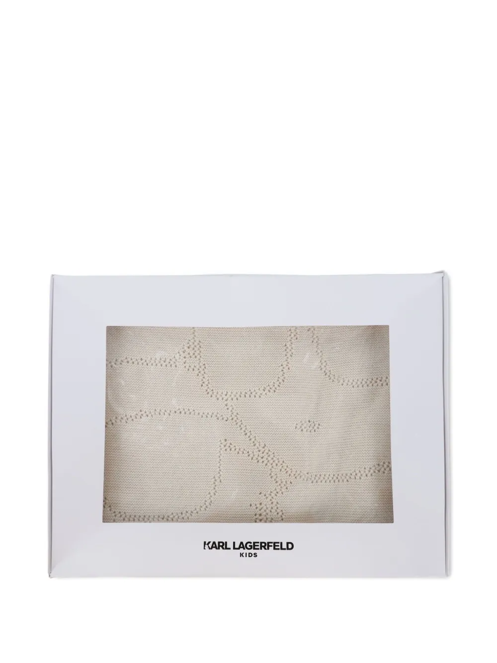 Karl Lagerfeld Kids Deken met logoprint Wit