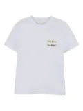 Givenchy Kids label-logo short-sleeves T-shirt - White