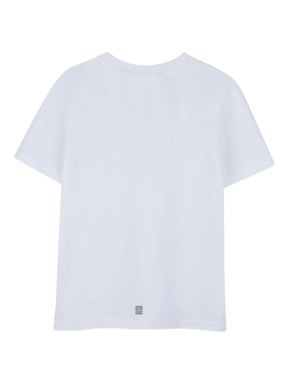 Givenchy Kids T-shirt met logo en korte mouwen Wit