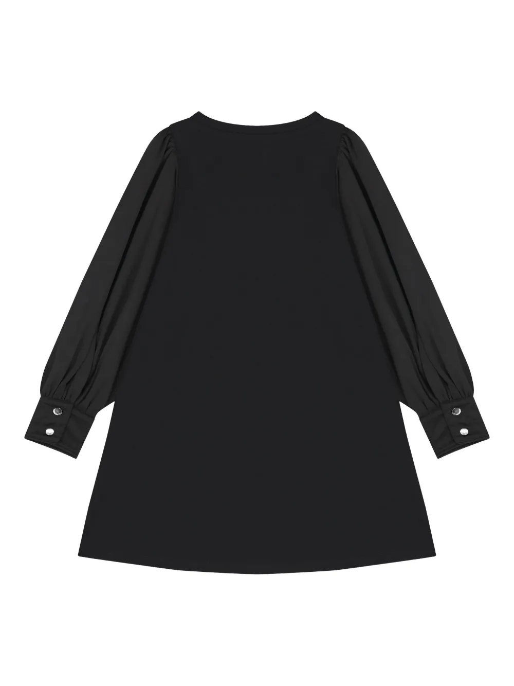 Givenchy Kids Jurk met lange mouwen en stras Zwart