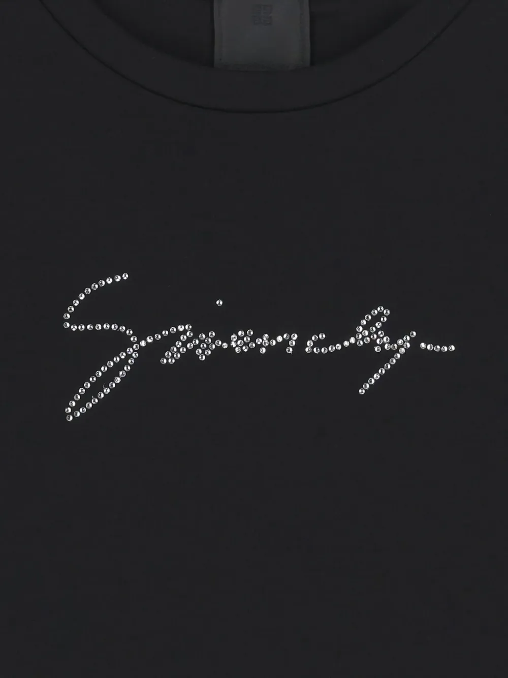 Givenchy Kids Jurk met lange mouwen en stras Zwart