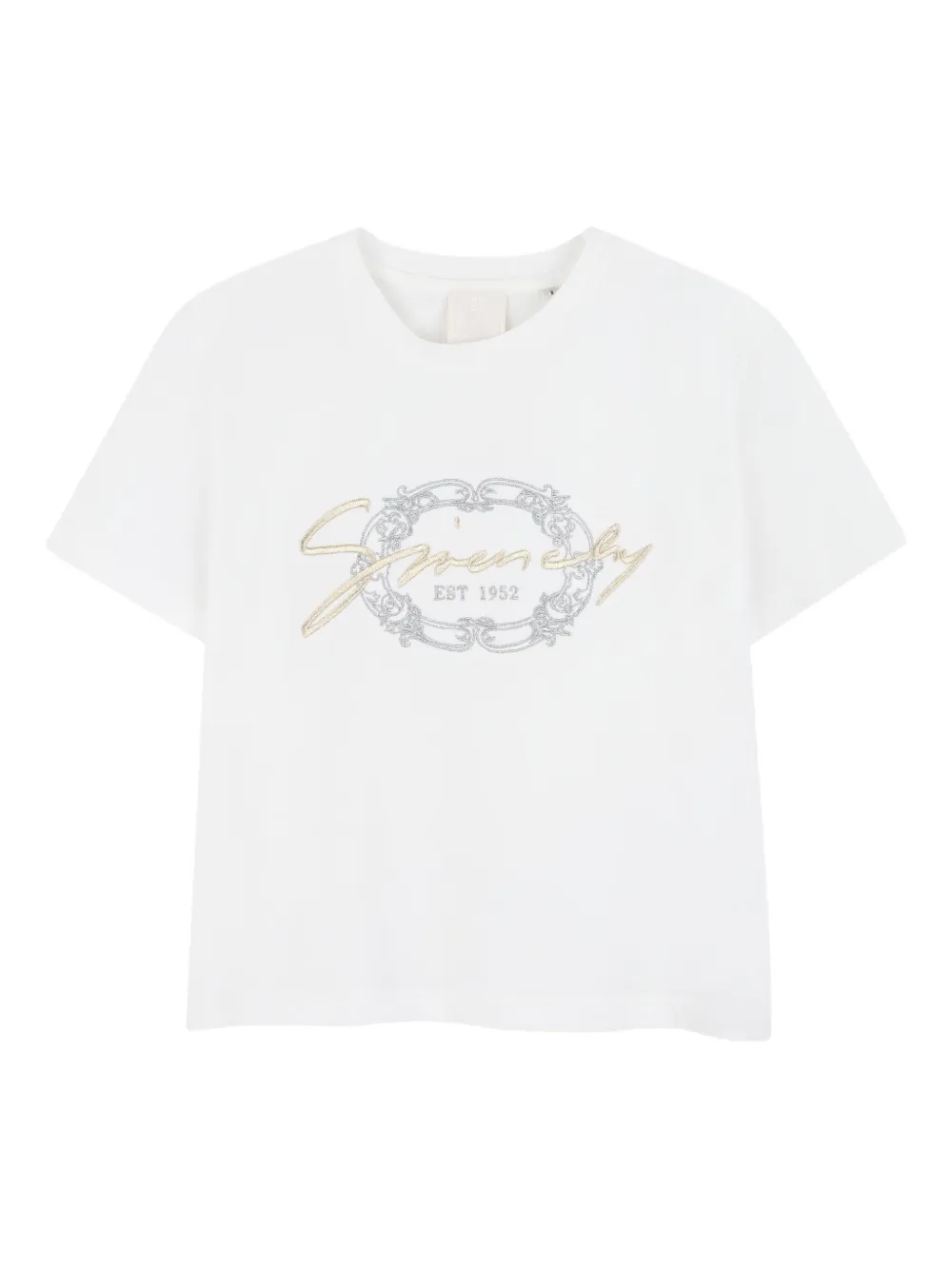 Givenchy Kids logo-embroidered T-shirt | White | Image 1