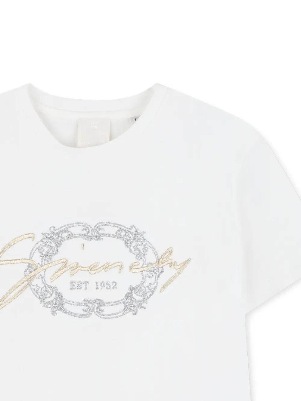 Givenchy Kids T-shirt met geborduurd logo Wit