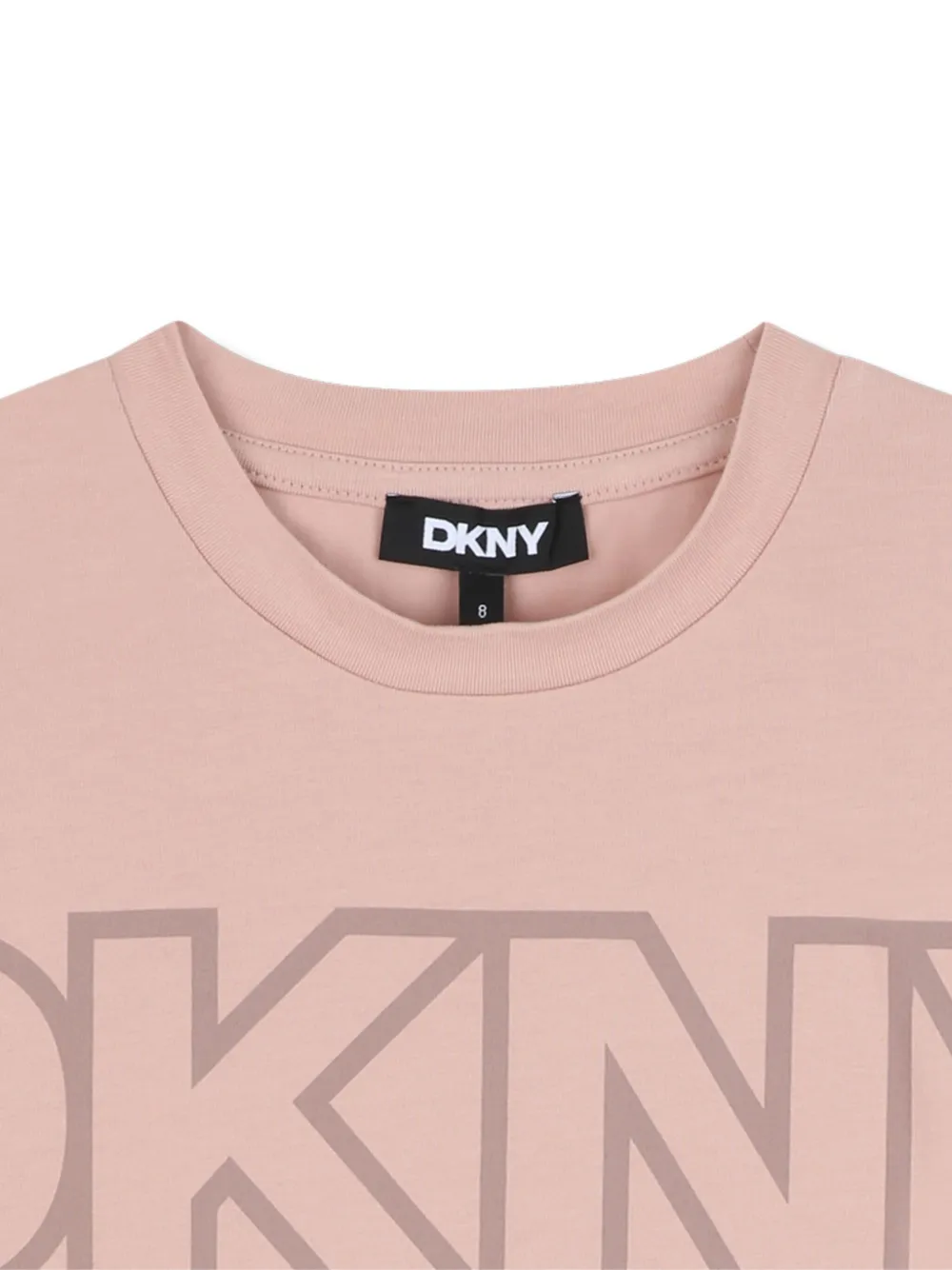 Dkny Kids T-shirt met logoprint Roze