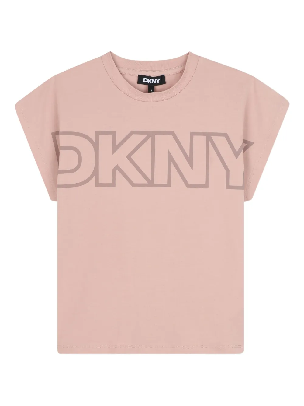 Dkny Kids T-shirt met logoprint Roze