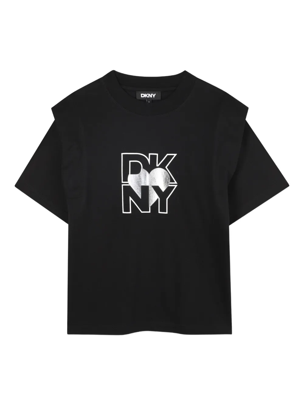 Dkny Kids T-shirt met logo Zwart