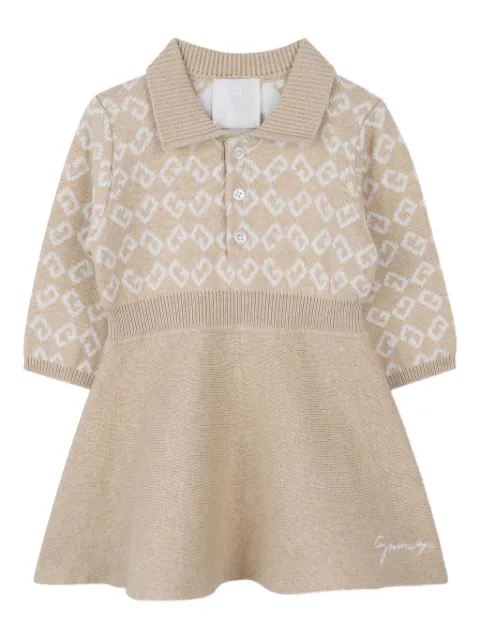 Givenchy Kids 4G-jacquard polo dress