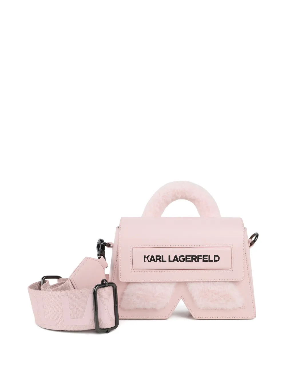 Karl Lagerfeld Kids Shopper met logoprint Roze