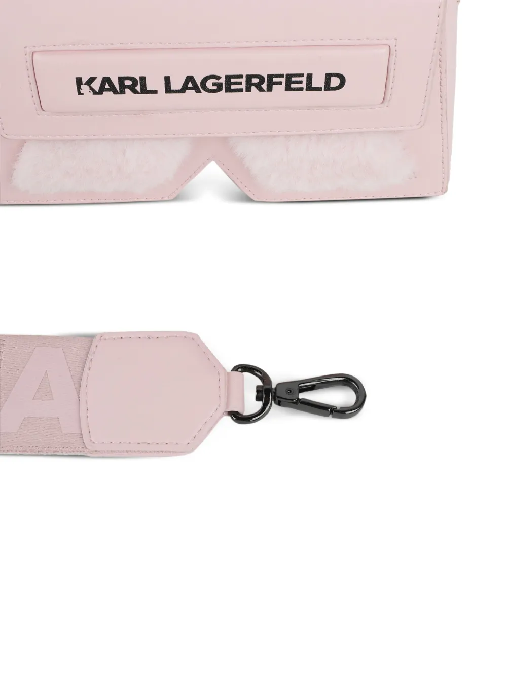 Karl Lagerfeld Kids Shopper met logoprint Roze