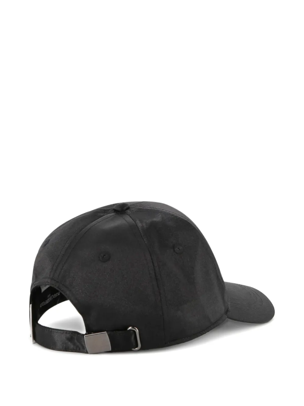 Karl Lagerfeld Kids Karl & Choupette satijnen pet - Zwart